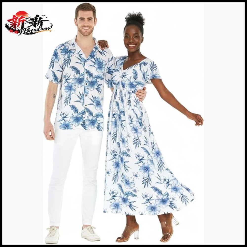 Rayon Maxi Dress With Floral Print, Empire Waist, Side Slit